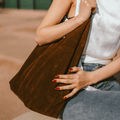 Shoulder bag suede Bohemian